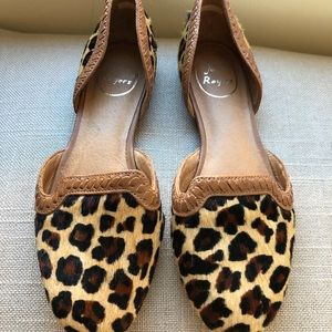 Jack Rogers leopard print flats